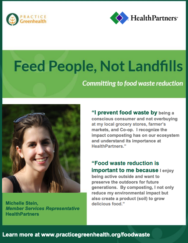 Feed people, not landfills poster sample