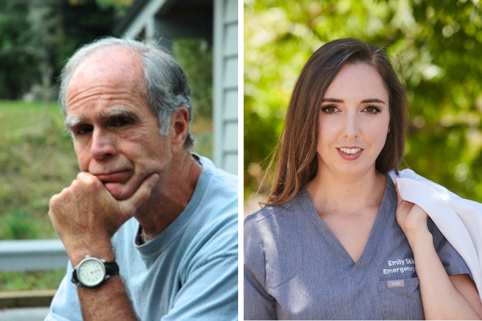 Doctors Ted Schettler and Emily Sbiroli