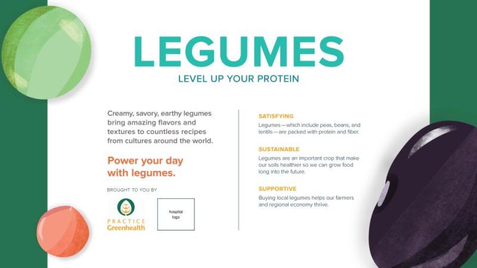 Plant-Forward Future Legumes infographic