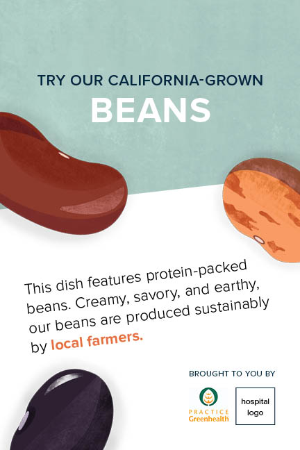 California beans window cling
