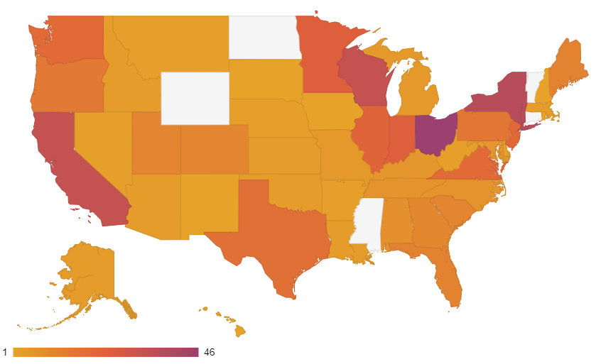 2024 Applicant Distribution Map