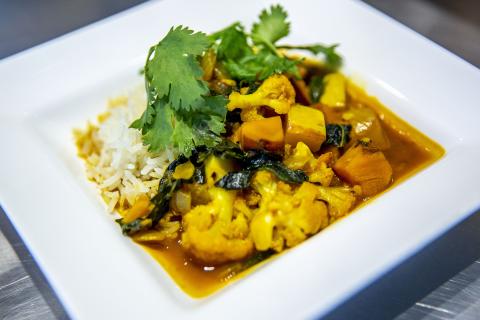 Autumn vegetable curry