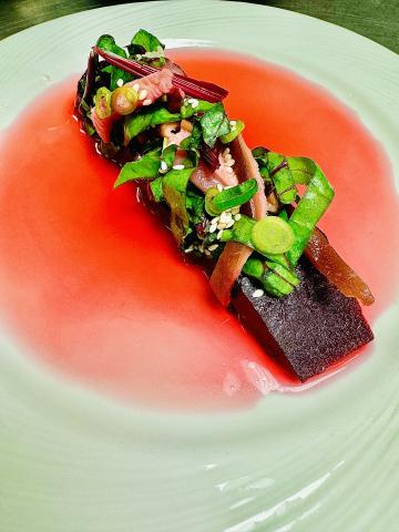 Beet tataki