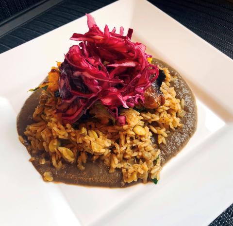 Butternut black rice bowl