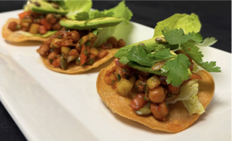 Chickpea Ceviche Tostada