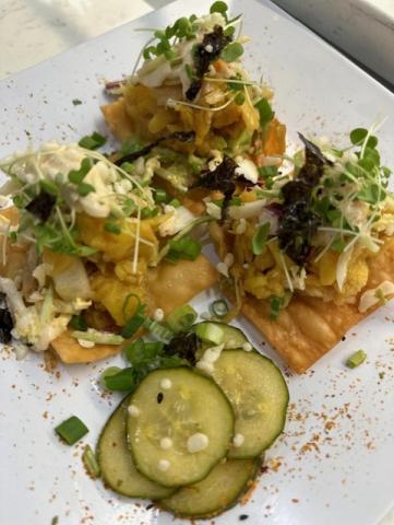 Japanese Jackfruit tostada