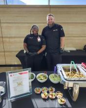 Nebraska Medicine chefs hold dish