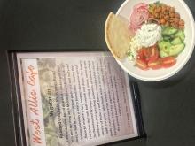 Roasted chickpea shawarma bowl