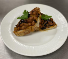Human beans on toast