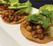 Chickpea Ceviche Tostada