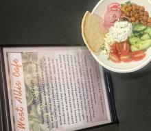 Roasted chickpea shawarma bowl